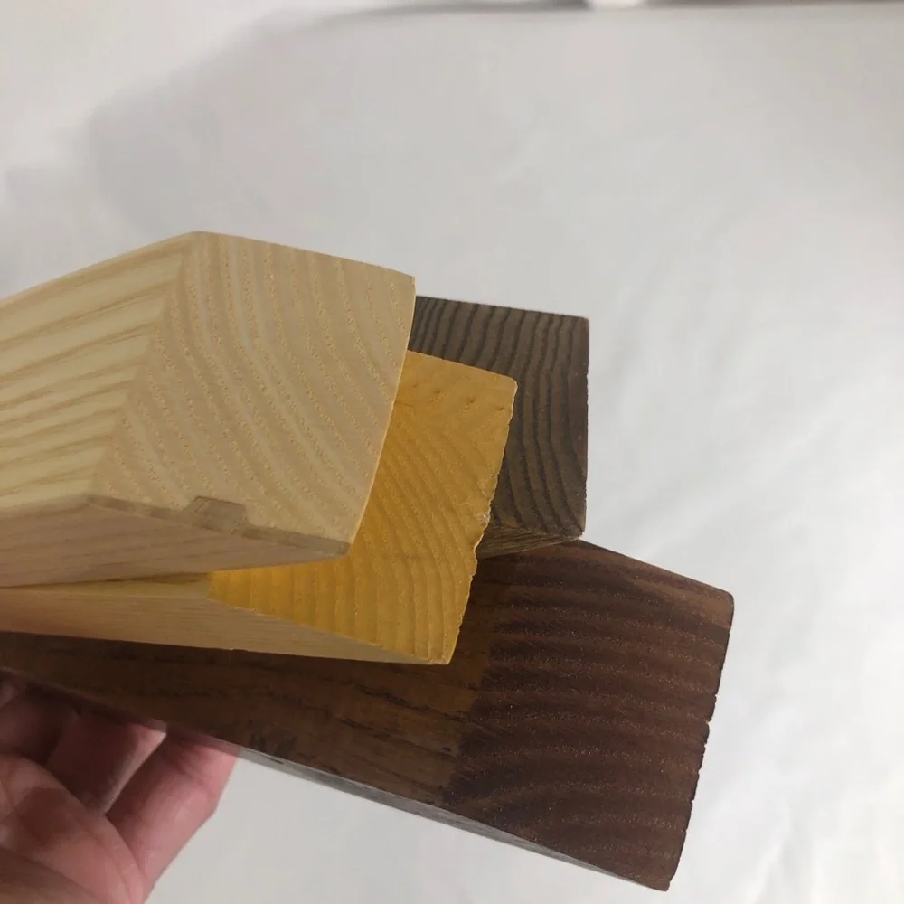 Tapered Wood Gravity Balancing Board Wine Bottle Holder
